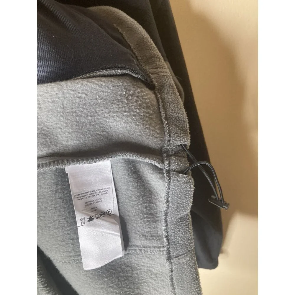 Columbia Fleece Jacket Zip Up Black Gray Mens Size XXL - Picture 4 of 5